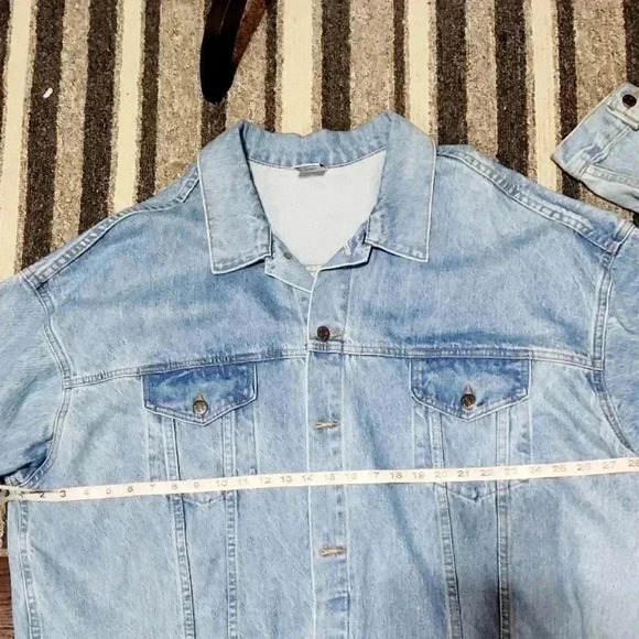 VINTAGE 2001 Denim " Ride for MDA" Bikers jacket. Oversized 2XL - Picture 9 of 11